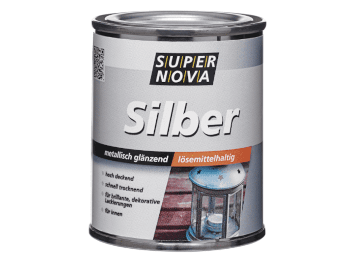 Super Nova Silber- Effektlack