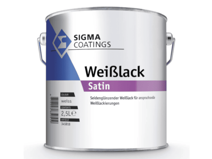 Sigma Weißlack Satin