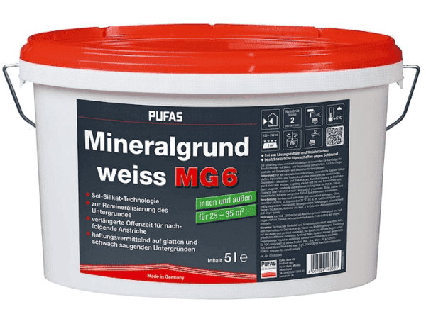 PUFAS Mineralgrund weiss MG6