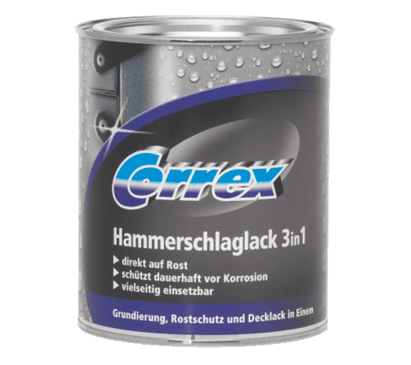 Correx Hammerschlaglack 3in1