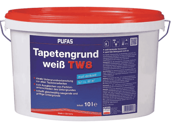 PUFAS Tapetengrund weiß TW8