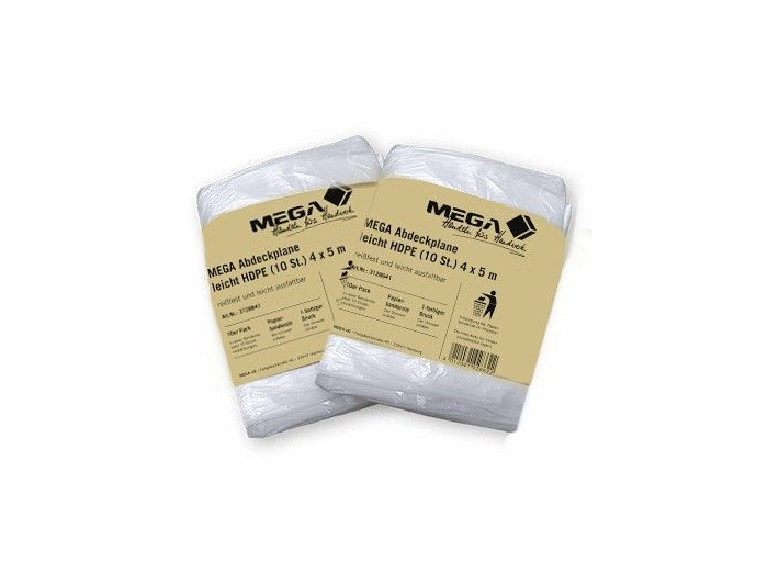 MEGA Abdeckplane leicht HDPE 4,00 m 5,00 m