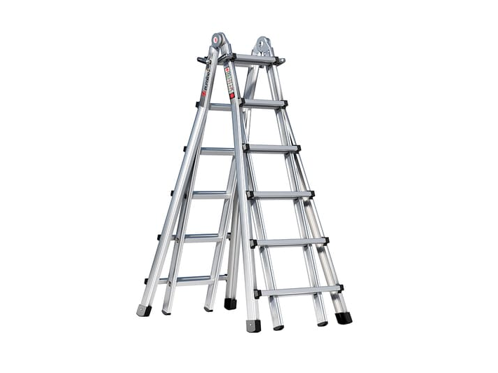 Euroline Alu-Vario-Klappleiter Nr. 316 Teleskopleiter 4x5