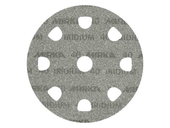 Mirka® Iridium Ø 225 mm Grip 9 holes Styro