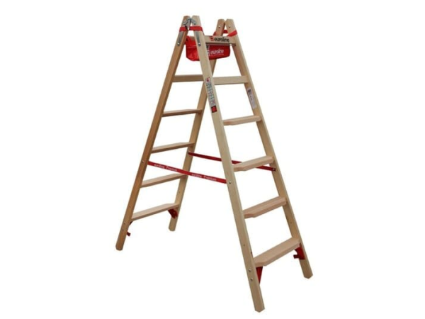 Euroline Holz-Comfort-Stufenstehleiter 2x6