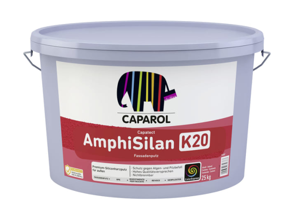 Caparol AmphiSilan-Fassadenputz K20 weiß