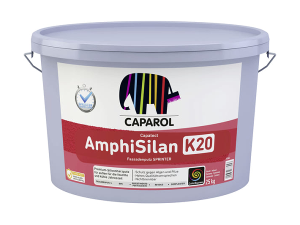 Caparol Capatect AmphiSilan-Fassadenputz K20 Sprinter weiß