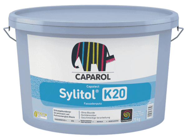 Caparol Sylitol-Fassadenputz K20 weiß