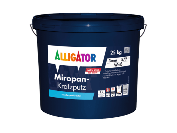 Alligator Miropan Kratzputz weiß