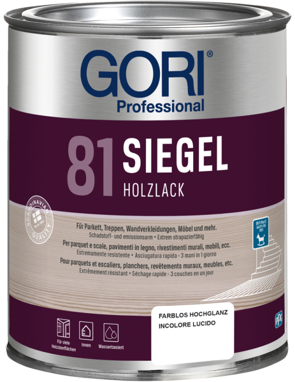 Gori 81 Siegel Holzlack WB